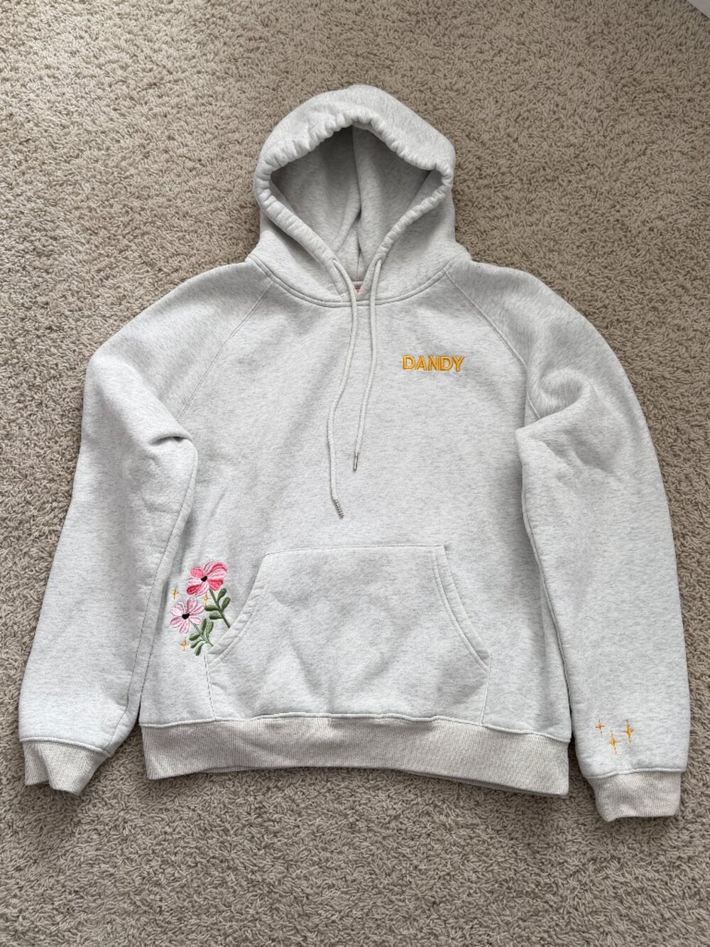 Dandy Worldwide Hoodie Gift Giving Heather Gray Size M
